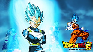 Vegeta and Son Goku, Vegeta, Son Goku, trunks, Son Gohan HD wallpaper