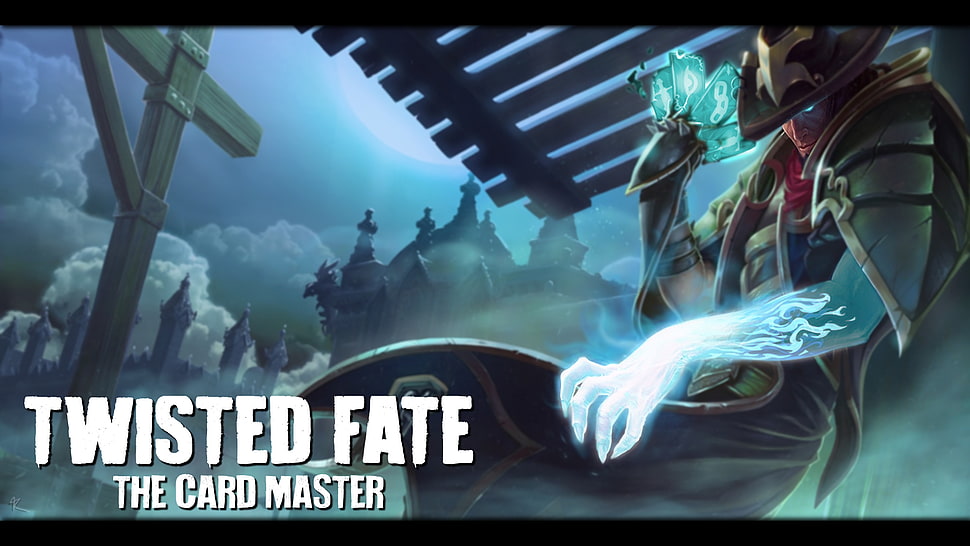 Twisted Fate wallpaper, League of Legends, Card Master, Twisted Fate HD wallpaper