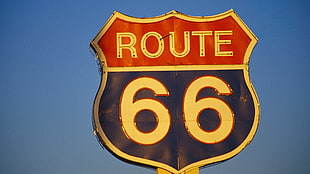 Route 66 signboard, Route 66, signs