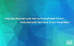 two blue and white table lamps, quote, dzine, low poly, gradient