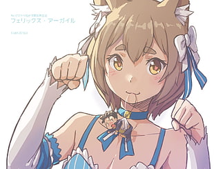 brown-haired female anime character, Argail Felix, Re:Zero Kara Hajimeru Isekai Seikatsu, cat boy, anime boys HD wallpaper
