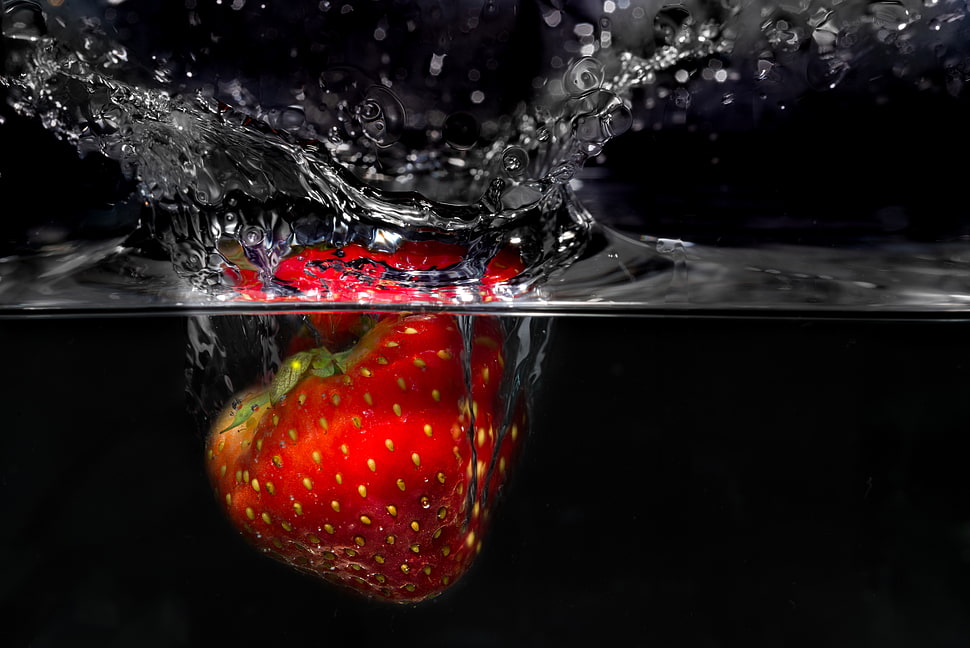 strawberry fruit HD wallpaper