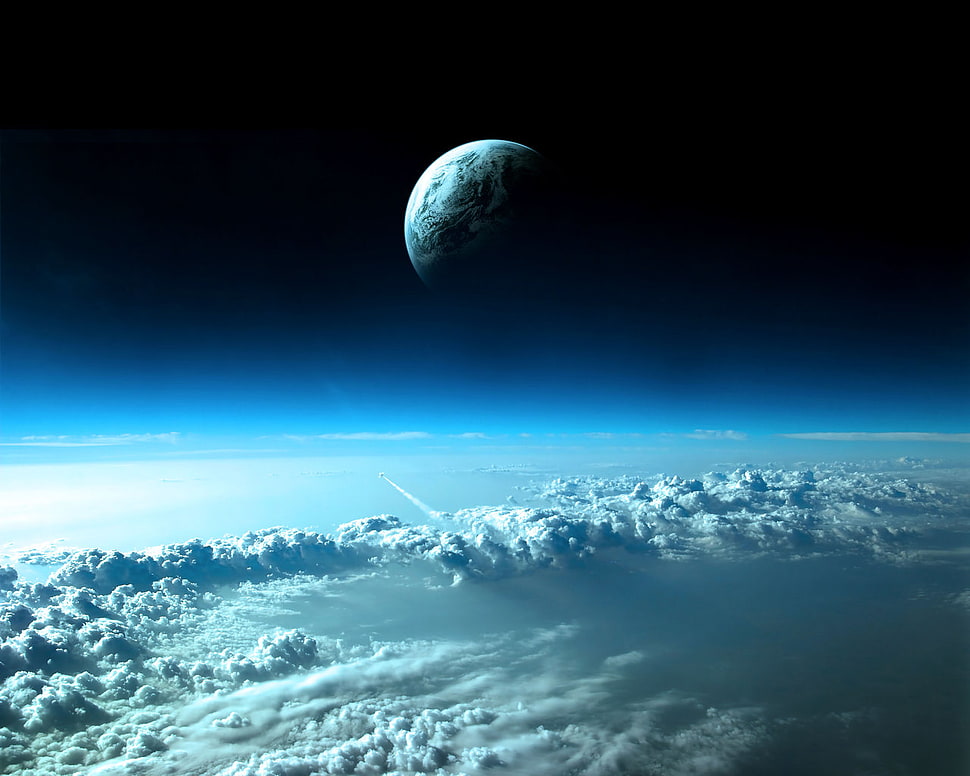 outerspace photo HD wallpaper