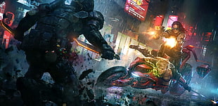RPG game wallpaper, digital art, cyberpunk, Last Man Standing: Killbook of a Bounty Hunter HD wallpaper