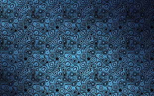 blue and black pattern image HD wallpaper