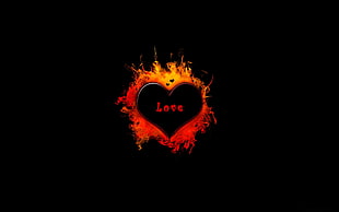 heart-shaped Love illustration