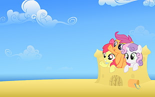 My Little Pony wallpaper, My Little Pony, Sweetie Belle, scootaloo, Apple Bloom