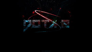 blue and red dota 2 abstract wallpaper