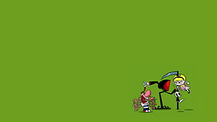Billy, Mandy, and Grimm, minimalism, The Grim Adventures of Billy & Mandy HD wallpaper