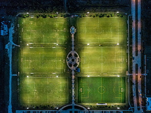 soccer field illustration, Soccer Field, soccer, top view, photography HD wallpaper