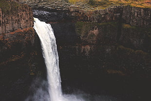 time lapse photography of waterfalls