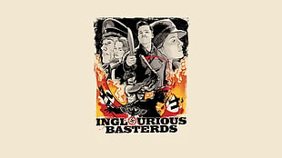 Inglourious basterds painting, movies, Quentin Tarantino, artwork HD wallpaper