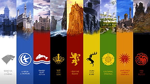 assorted castles collage HD wallpaper
