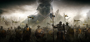 group of knight wall paper