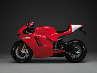 red Ducati spokes bike