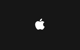 Apple logo, Apple Inc., minimalism, logo, simple