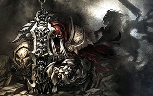 Darksiders digital wallpaper, Darksiders, Four Horsemen of the Apocalypse, war HD wallpaper