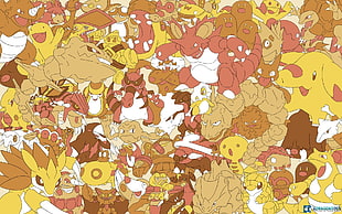 Pokemon illustration, Pokémon, ground