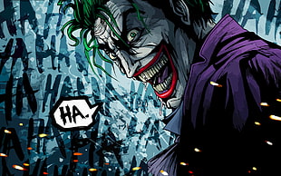 Joker illustration, Joker, DC Comics