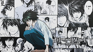Death Note L wallpaper, Death Note, Lawliet L, anime