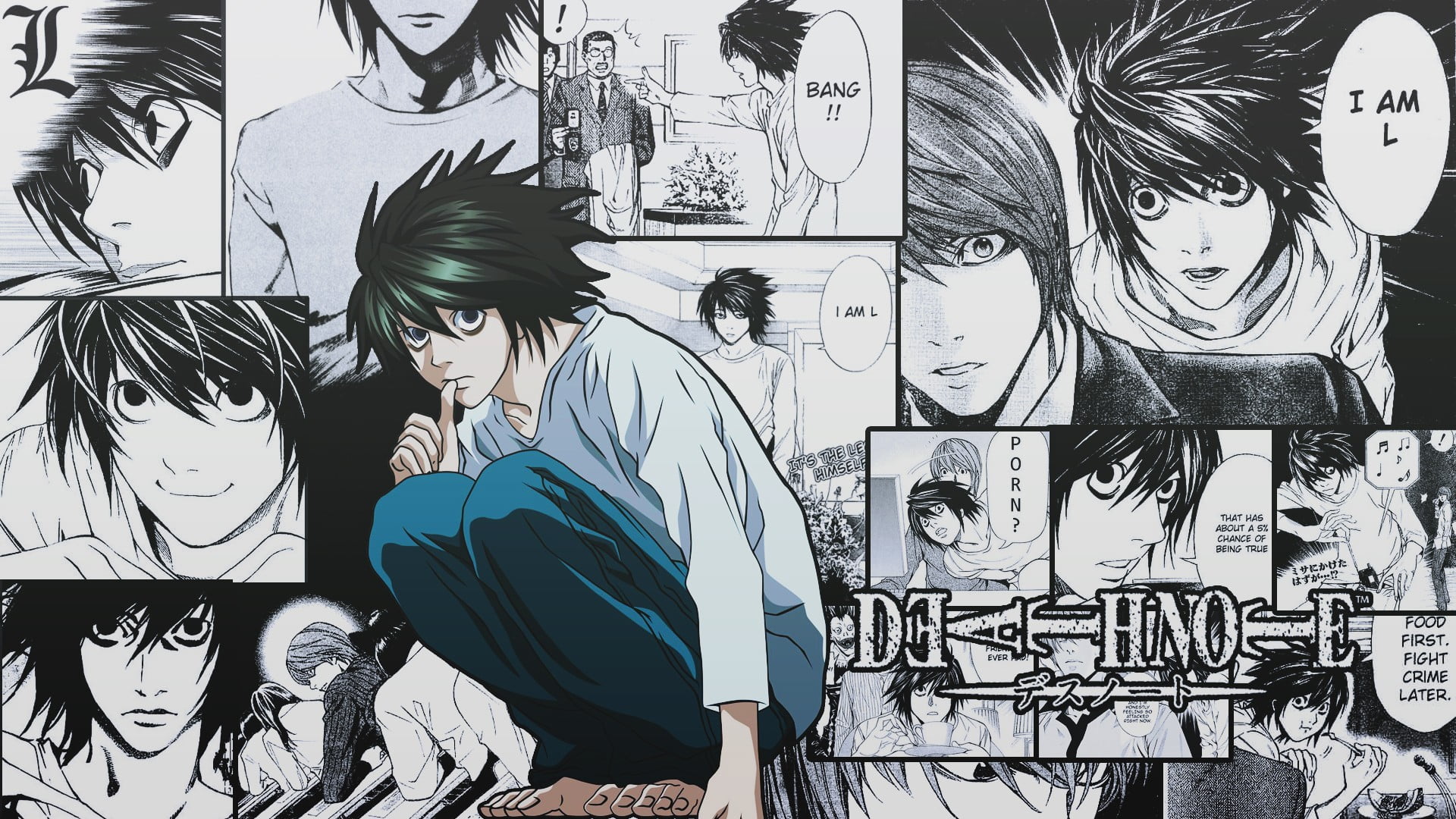 Death Note L wallpaper, Death Note, Lawliet L, anime HD ...