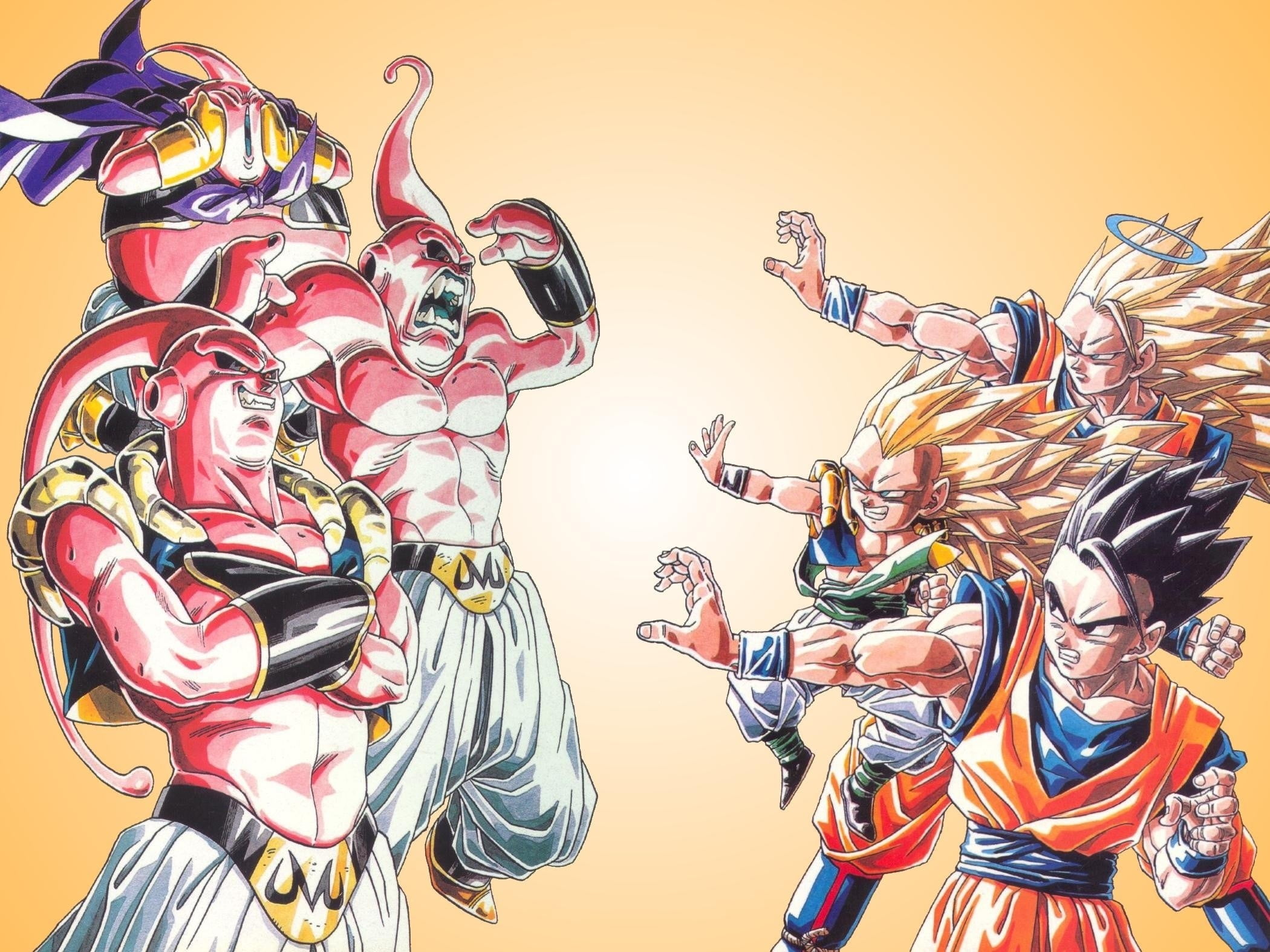 Dragonball Z graphic wallpaper