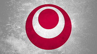 round red and gray logo
