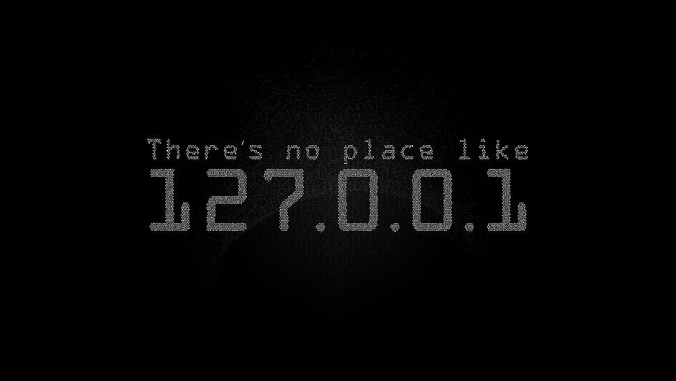 gray text on black background, geek, computer, network HD wallpaper