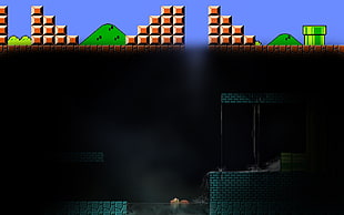 mario Bros game screenshot HD wallpaper