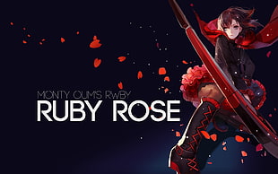 RWBY Ruby Rose illustration HD wallpaper