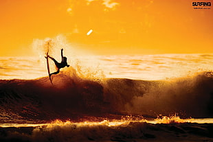 Surfing wallpaper, surfing, waves
