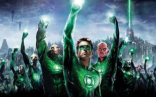 Green Lantern wallpaper, Green Lantern, green, artwork, character design 