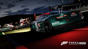 photography of green Forza Apex HD wallpaper