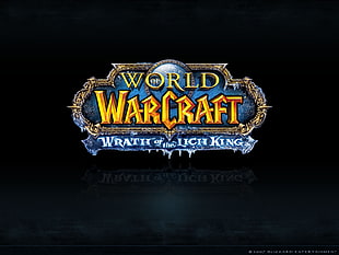 World of Warcraft Wrath of the Lich King logo HD wallpaper