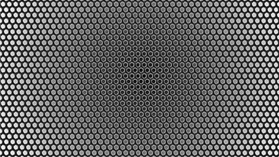 gray and black dot wallpaper HD wallpaper