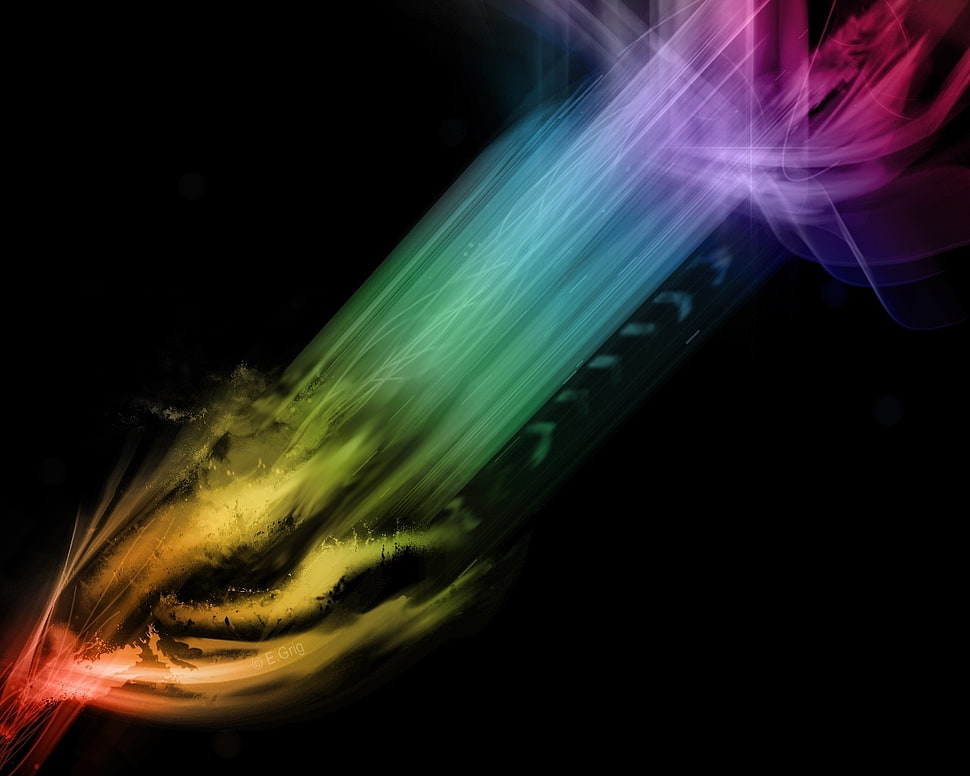 Rays,  Rainbow,  Bright,  Light HD wallpaper