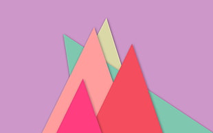 assorted-color papers