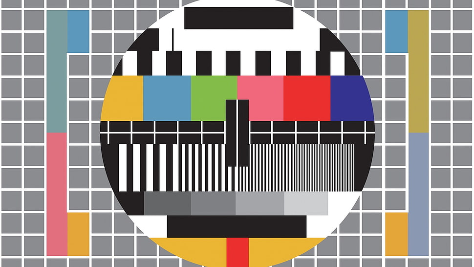 TV test card, test patterns, TV HD wallpaper