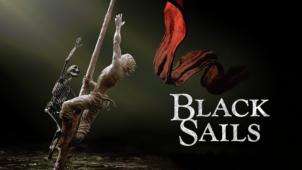 Black Sails digital wallpaper, Black Sails, skeleton, Starz HD wallpaper