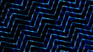 blue and black chevron pattern, lines