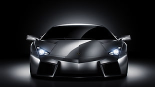 gray Lamborghini Reventon