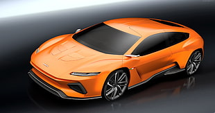orange sports coupe