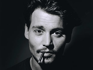 Johnny Depp, men, face, actor HD wallpaper