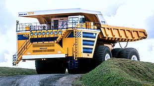 yellow heavy equipment