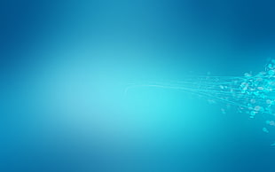 blue digital wallpaper