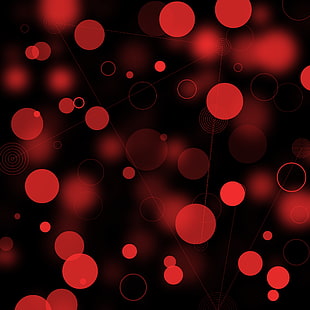 red and black wallpaper, tapet, material style, simple, colorful HD wallpaper