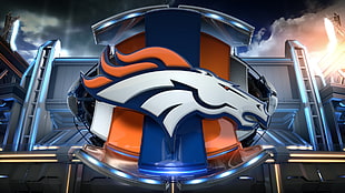 Dever Broncos logo HD wallpaper