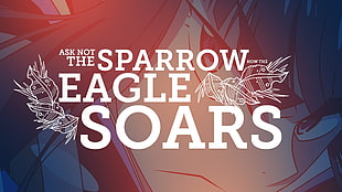 Ask Not The Sparrow Eagle Soars digital wallpaper, Kill la Kill, Senketsu, Kiryuin Satsuki