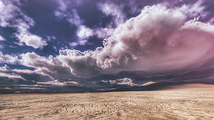 white cloudy sky HD wallpaper