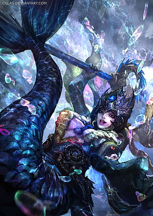 League Of Legends Nami illustration, League of Legends, nami (league of legends) HD wallpaper